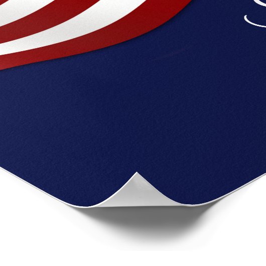 神の中で我々は振る旗を信頼する ポスター (角)