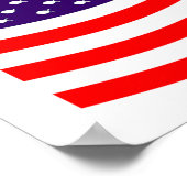 神の中で我々は～をクリスチャン・アメリカに信頼する ポスター (角)