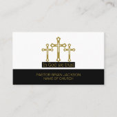 神の中で私たちは信じる,十字架,キリスト教,宗教 名刺 (正面)