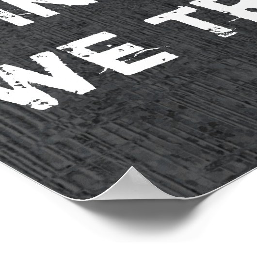 神の中で私たちは信頼する – アートポスター ポスター (角)