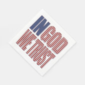 神の中で私たちは星とストライプを信頼文字 スタンダードランチョンナプキン (角)