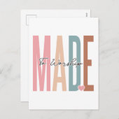 神の中で、イエス信じを信じて礼拝するように作られた シーズンポストカード (正面/裏面)