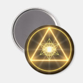 神の丸い磁石の目 マグネット (正面/裏面)