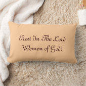 神の主のWomen残り! ランバークッション (ブランケット)