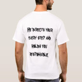神の主権 Tシャツ (裏面)