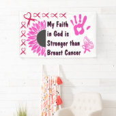 神の乳がん生存者のバナーアイディア 横断幕 (インサイチュ)