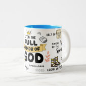 神の二音コーヒーマグの鎧を着る ツートーンマグカップ (正面右)