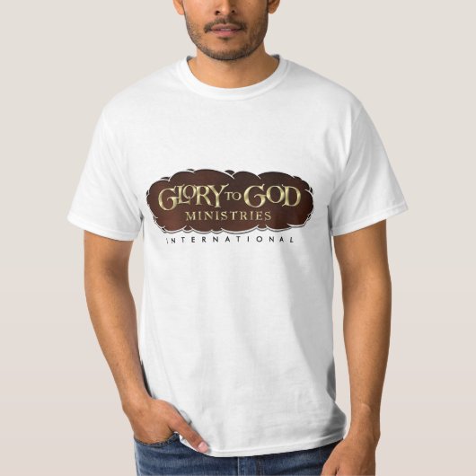神の人の価値Tシャツへの栄光 Tシャツ (正面)