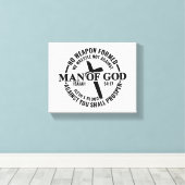 神の人よ，私に対して形成された武器は何の利益にもならない キャンバスプリント (インサイチュ (ウッドフロア))