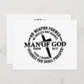 神の人よ，私に対して形成された武器は何の利益にもならない シーズンカード (正面/裏面)