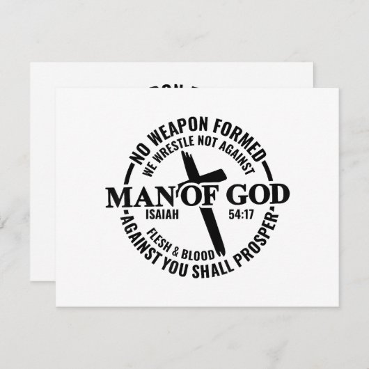 神の人よ,私に対して形成された武器は何の利益にもならない シーズンカード (正面/裏面)