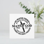 神の人よ,私に対して形成された武器は何の利益にもならない 招待状 (スタンド正面)