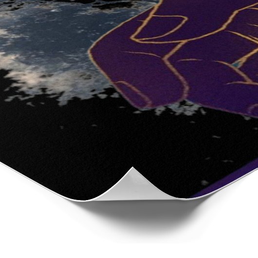 『神の介入のキャンバス印刷』 ポスター (角)