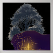 『神の介入のキャンバス印刷』 ポスター (正面)