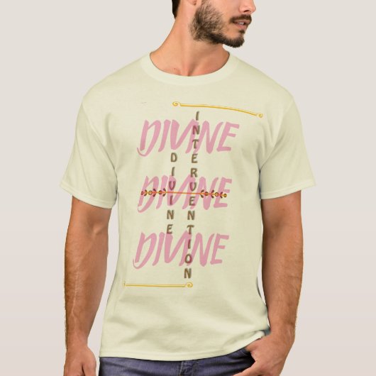 神の介入 Tシャツ (正面)