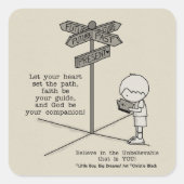 神の仲間 スクエアシール (正面)