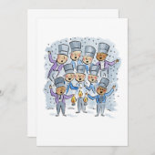 神の休息のメリー皆さん 招待状 (正面/裏面)