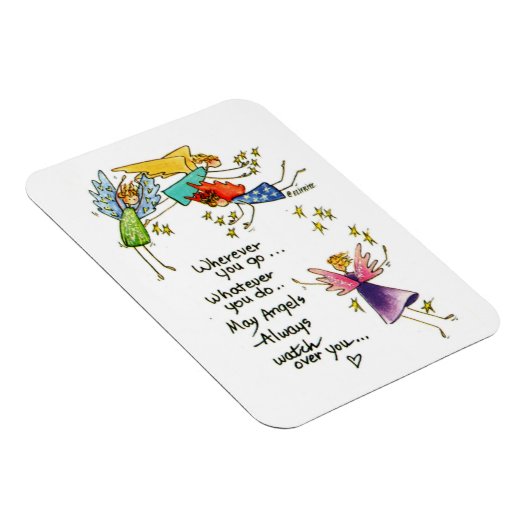 神の使徒があなたを見守ることわざ マグネット (右側)