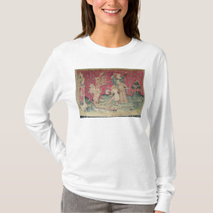 神の使用人と戦うドラゴン Tシャツ