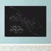 神の供給は全てのあなたのニーズ キャンバスプリント (インサイチュ (ウッドフロア))