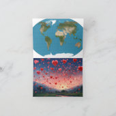 神の保護の感謝カード - カスタマイズ可能 サンキューカード (内部)