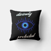 神の保護丸い枕 クッション (裏面)