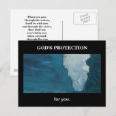 神の保護（イザヤ41） ポストカード (正面/裏面)