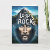 神の信仰:主は私の岩 カード (正面)