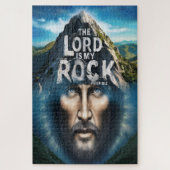 神の信仰：主は私の岩 ジグソーパズル (縦)