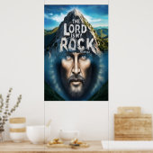 神の信仰：主は私の岩 ポスター (キッチン)