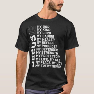 神の信者ギフトイエス・キリスト教主イエス・デフィン Tシャツ