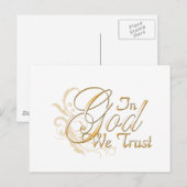 神の信頼 ポストカード (正面/裏面)