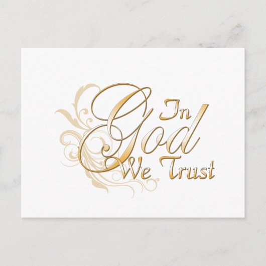 神の信頼 ポストカード (正面)