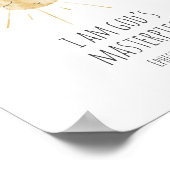 神の傑作 - 聖書の名言ポスター ポスター (角)