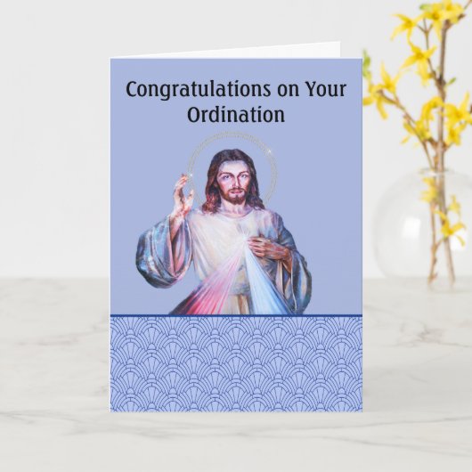 神の像と調整 カード (黄色い花)