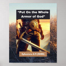 神の全武具 – ポスター紙 ポスター