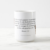 神の公使警察と犬 コーヒーマグカップ (中央)