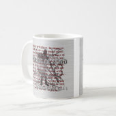 神の兵士の装甲 コーヒーマグカップ (正面左)