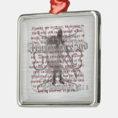 神の兵士の装甲 メタルオーナメント (左)