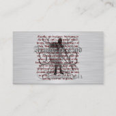 神の兵士の装甲 名刺 (裏面)