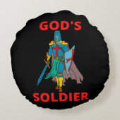 神の兵士 ラウンドクッション (裏面)