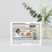 神の処方箋はがき ポストカード (スタンド正面)