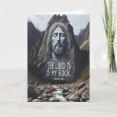 神の出会い：山にいるイエス カード (正面)