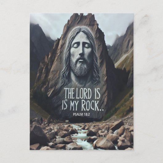 神の出会い：山にいるイエス ポストカード (正面)
