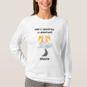 神の創造の天国 Tシャツ (正面)