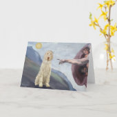 神の創造スピノーイタリアンン カード (黄色い花)