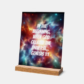 神の創造 アクリルサイン (傾斜)