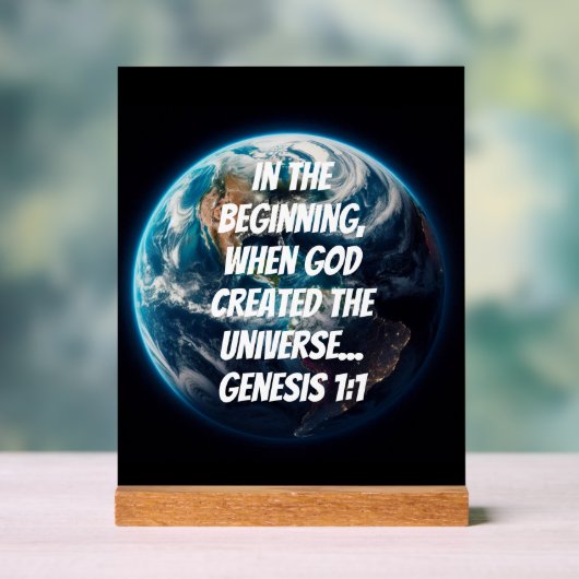 神の創造 アクリルサイン (ニュートラル)