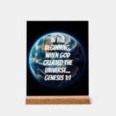 神の創造 アクリルサイン (正面)