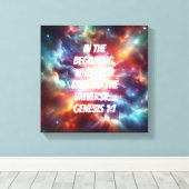 神の創造 キャンバスプリント (インサイチュ (ウッドフロア))